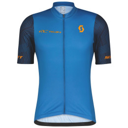Herren Radtrikot Scott M's RC Team 10 SS blau/orange storm blue/copper orange