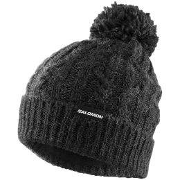 Mütze Salomon Ivy Beanie schwarz DEEP BLACK