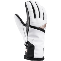 Damen Ski-Handschuhe Leki Snowfox 3D Lady weiß WhiteGold