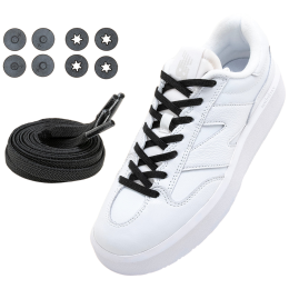 Schnürsenkel Lock Laces Flat schwarz Flat Black
