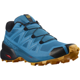 Herrenschuhe Salomon Speedcross 5 blau/gelb CrystalTeal