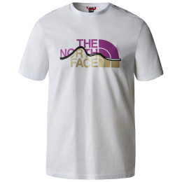 Herren-T-Shirt The North Face Mountain Line Tee - Eu weiß TNFWHT/PURPLECACTUSFLOWER