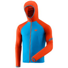 Herrenjacke Dynafit Alpine Wind 2 M Jkt blau/orange dawn