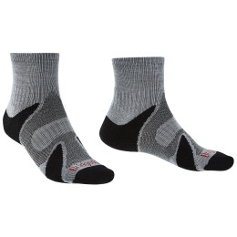 Herrensocken Bridgedale Trailsport LW MC Ankle schwarz/silber Silver/Black