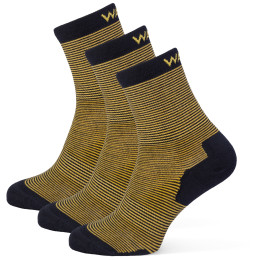 Socken Warg Happy Merino M Mini Mix 3 pack blau/gelb Navy/Yellow