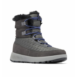 Damen-Winterschuhe Columbia Slopeside Peak™ Luxe grau Shark, Clematis Blue