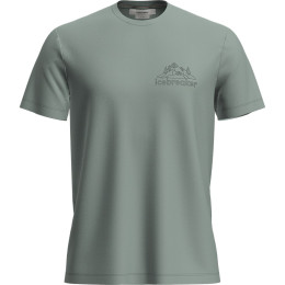 Herren-T-Shirt Icebreaker M Mer 150 Tech Lite SS T IB BackPack grün Moss