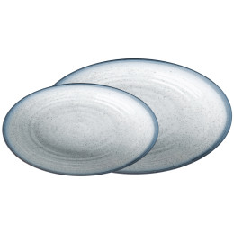 Serviertablett Brunner Tuscany Serving bord blau/weiß