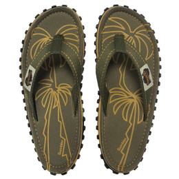 Herren Flip-Flops Gumbies Palm Leaf Khaki khaki khaki/zelená