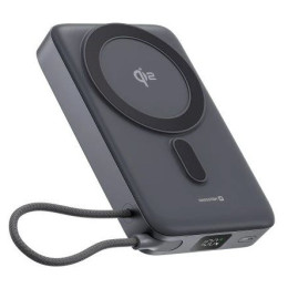 Powerbank Swissten 10000 mAh Qi2 MagSafe power bank grau