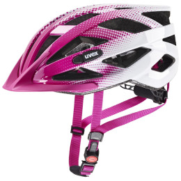 Fahrradhelm Uvex Air wing rosa/weiß Pink - White