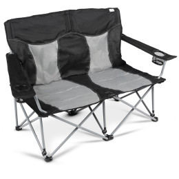 Campingsessel Kampa Lofa Double schwarz/grau Fog