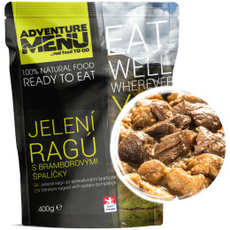 Fertigessen Adventure Menu Hirschragout mit Kartoffel Stöcke 4