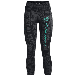 Damen-Leggings Under Armour Destroy All Miles Ankle Tight grau Black / Black / Neptune