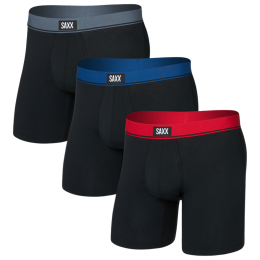 Herren-Boxershorts Saxx Essential Cotton Boxer Brief Fly 3Pk