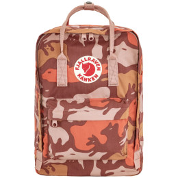 Urban-Rucksack Fjällräven Kånken Graphics Laptop 15 rosa ChalkRose-Hidden Animals