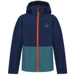 Kinder-Softshell-Jacke Hannah Wat Jr blau insignia blue/hydro