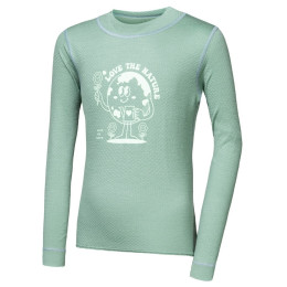 Kinder-Funktionsshirt Sensor Merino DF Planet Basil Green hellgrün Basil Green