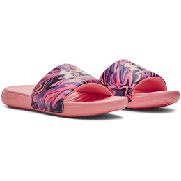 Damenpantoffeln Under Armour W Ansa Graphic rosa Posh Pink / Posh Pink / Ivory