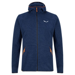 Herren-Sweatshirt Salewa Nuvolo Pl M Jkt 2022 dunkelblau dark denim melange