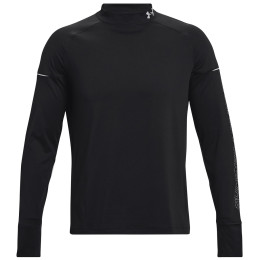 Herren-T-Shirt Under Armour OUTRUN THE COLD LS schwarz Black/Reflective/Reflective