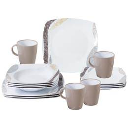 Geschirrset Brunner Khadi Melamine Set weiß