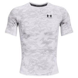 Herren-Funktionsshirt Under Armour HG Armour Camo Comp SS weiß White//Black