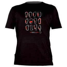 Herren-T-Shirt Direct Alpine Flash schwarz Black(Carabiners)