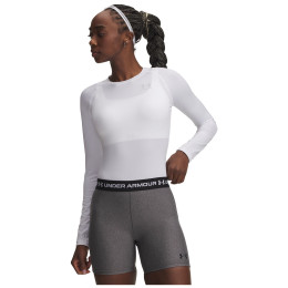 Damen-T-Shirt Under Armour UA HG Authentics Comp LS weiß