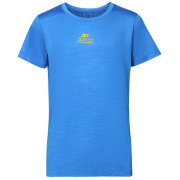 Kinder-T-Shirt Alpine Pro Basiko blau electric blue lemonade