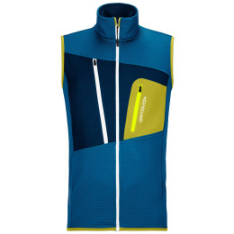 Herrenweste Ortovox Fleece Grid Vest hellblau Heritage Blue