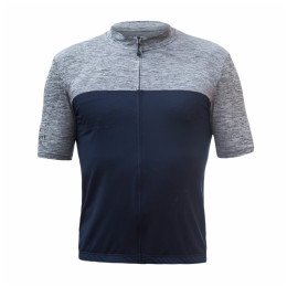 Herren Radtrikot Sensor Cyklo Motion blau/grau