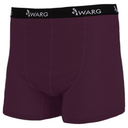 Herren-Boxershorts Warg Merino 165 weinfarbe Wine