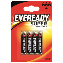 Batterie Energizer Eveready super AAA/4pack schwarz
