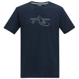 Herren T-Shirt Regatta Cline IX dunkelblau NvyMntLines