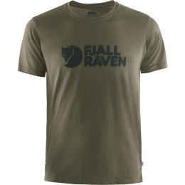 Herren-T-Shirt Fjällräven Logo T-shirt M grün 633_Dark Olive