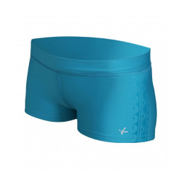 Damenbadeanzug Hiko Nani shorts blau Cyan