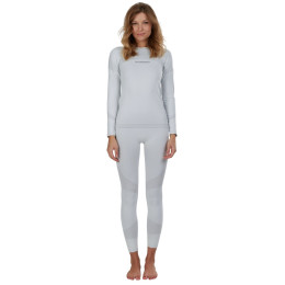 Damen-Thermounterwäsche Fundango Seamless Baselayer Set weiß ivory