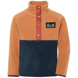 Kinder-Sweatshirt Didriksons Monte Kids Half Bu 6 Almond Tree orange/blau Almond Tree