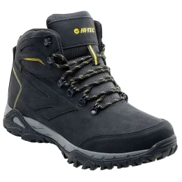 Herrenschuhe Hi-Tec Medin Mid schwarz/gelb Black/Lime