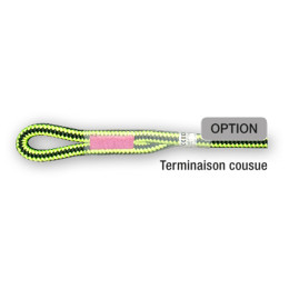 Statikseil Beal Ginkgo 12mm + 2x šit. oko 6m schwarz/gelb black/yellow