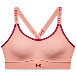 Sport-BH Under Armour Infinity Mid Bra rosa Pink Sands / Pink Sands / Black Rose