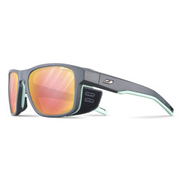 Sonnenbrille Julbo Schield M Ra Glare Control 1-3 grau/grün Dark Gray / Pastel Green