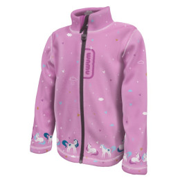Kinder-Sweatshirt WAMU Jednorožci rosa