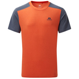 Herren-T-Shirt Mountain Equipment Headpoint Block Tee orange MePumpkin/Medieval
