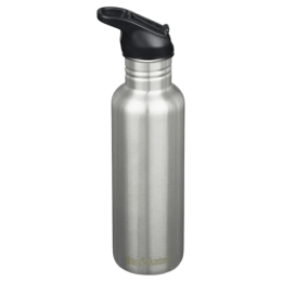 Edelstahlflasche Klean Kanteen Classic 27oz (w/Flip Seal Sport) silber Brushed Stainless