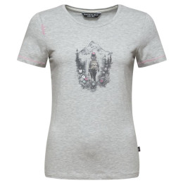 Damen-T-Shirt Chillaz Saile Mountain Paradise grau grey melange