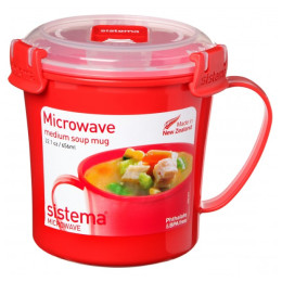 Tasse Sistema Microwave Medium Soup Mug Red rot