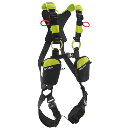 Auffanggurt Edelrid Flex Lite schwarz/gelb oasis-night