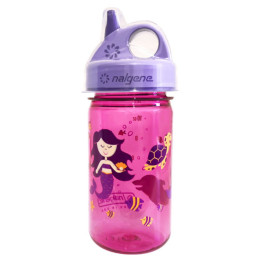 Kindertrinkflasche Nalgene Grip-n-Gulp 350 ml Sustain rosa Purple Mermaid,w/Cover